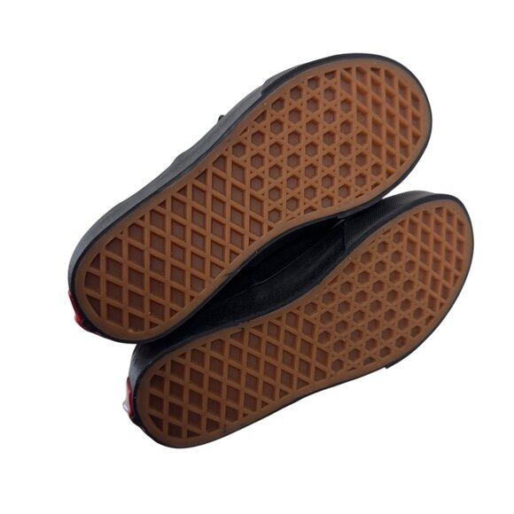 Vans Authentic Low Top Canvas Sneaker Black Unisex KIDS SZ 1 Classic Skate Shoes - Picture 5 of 15